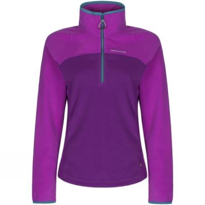 Fleece Craghoppers Ionic II Half Zip Mujer - Fucsia - Chile OXC396081